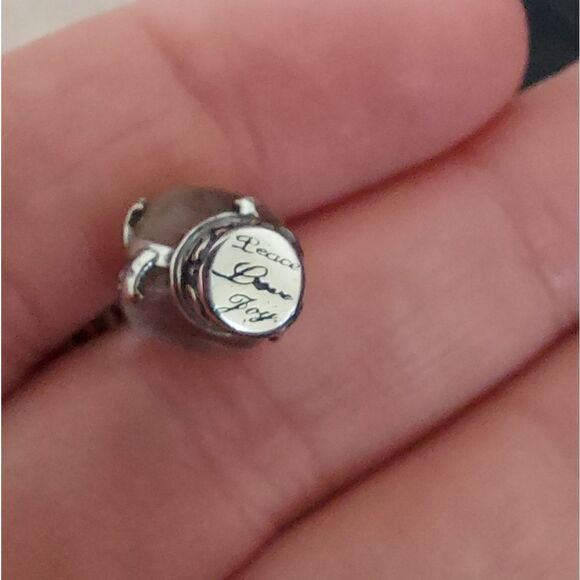 925 Silver Snow Globe Dangle Charm - Picture 7 of 8